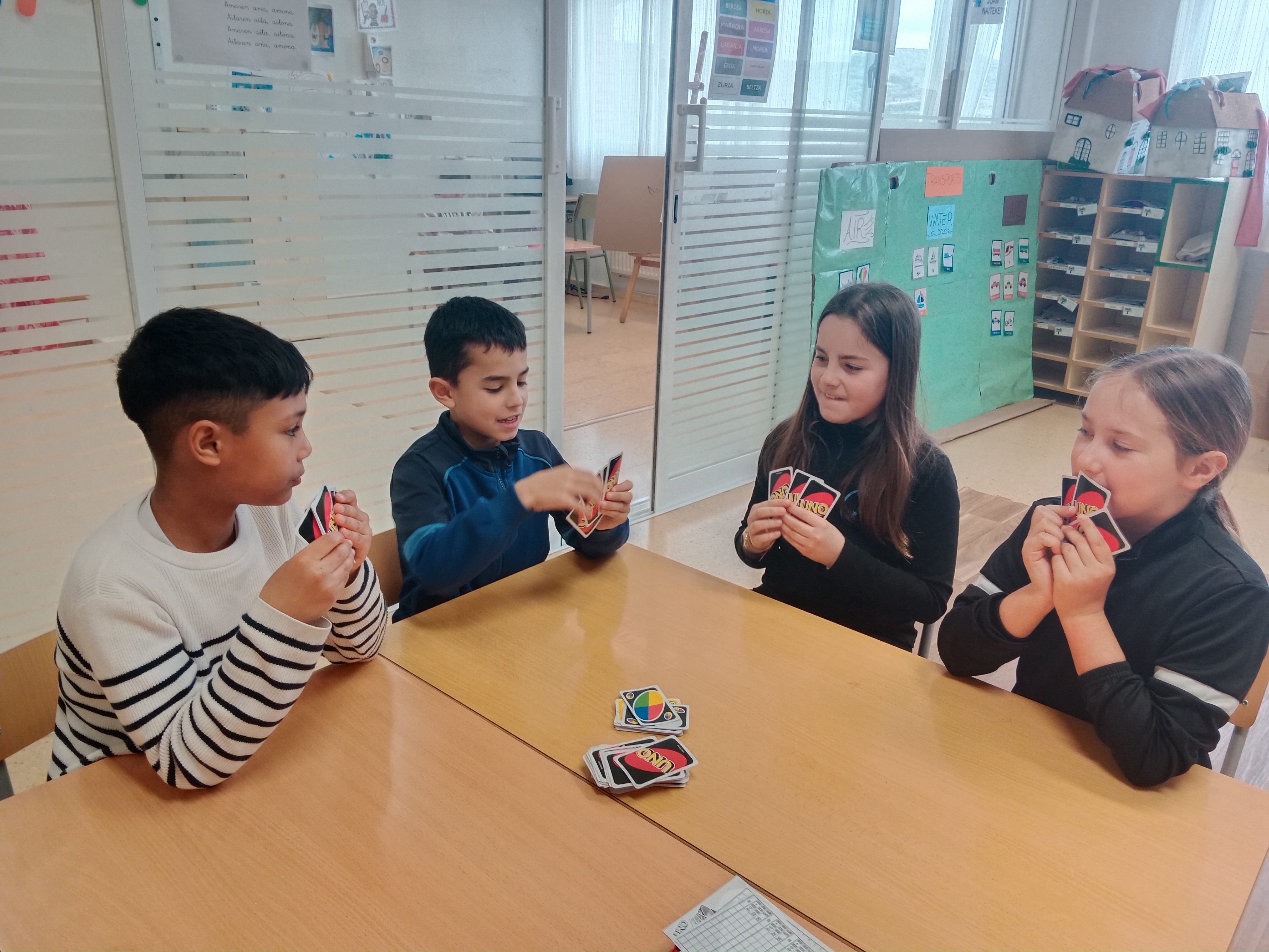 Juegos en la hora del recreo